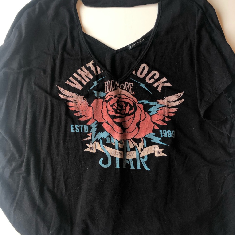 Black band tee size L